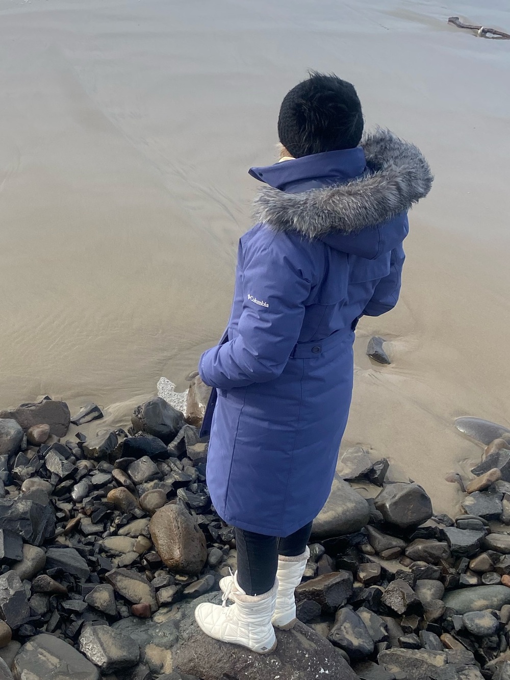 Columbia blue coat S